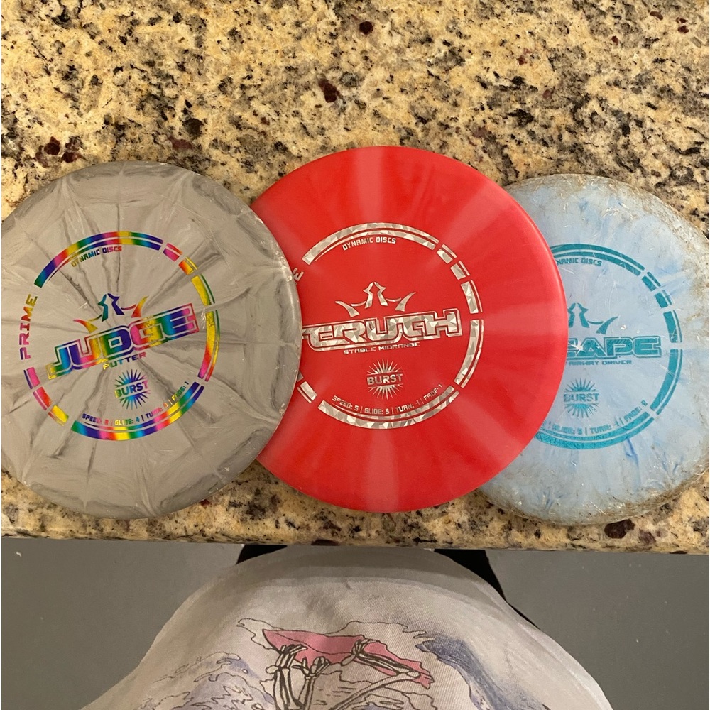 3 disc golf discs